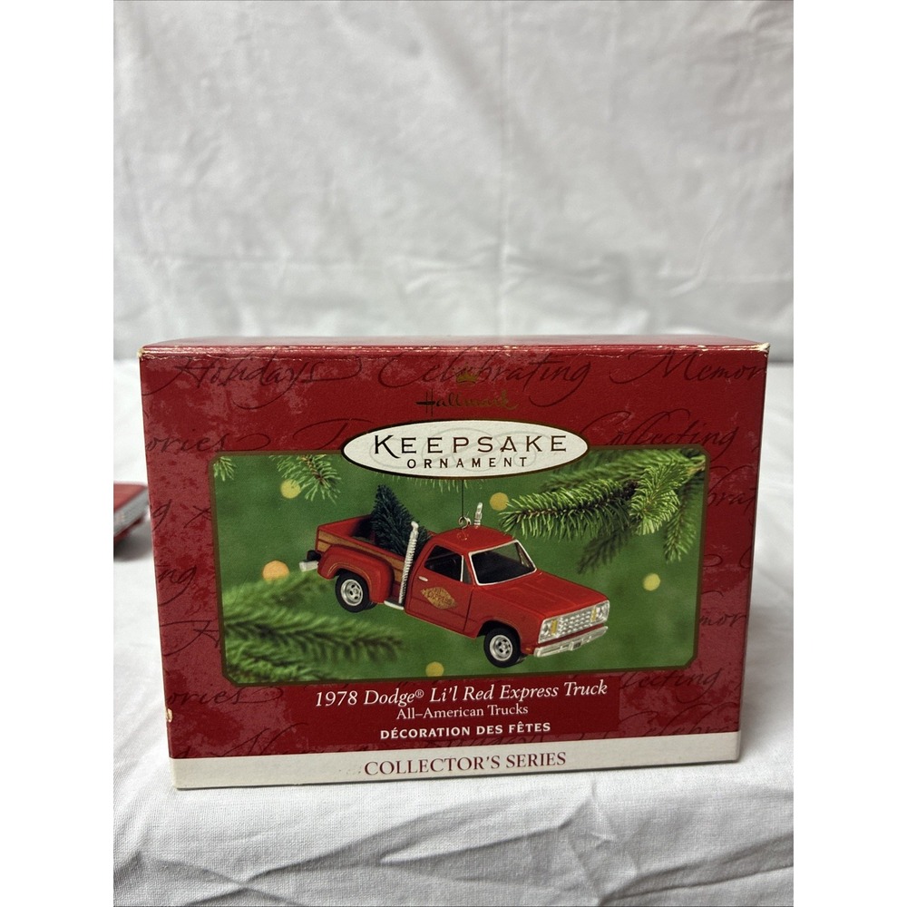 Hallmark Ornament 1978 Dodge Li'l Red Express Truck All American Trucks QX6581 - Picture 8 of 10